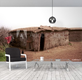 Picture of Maasai village Kenya